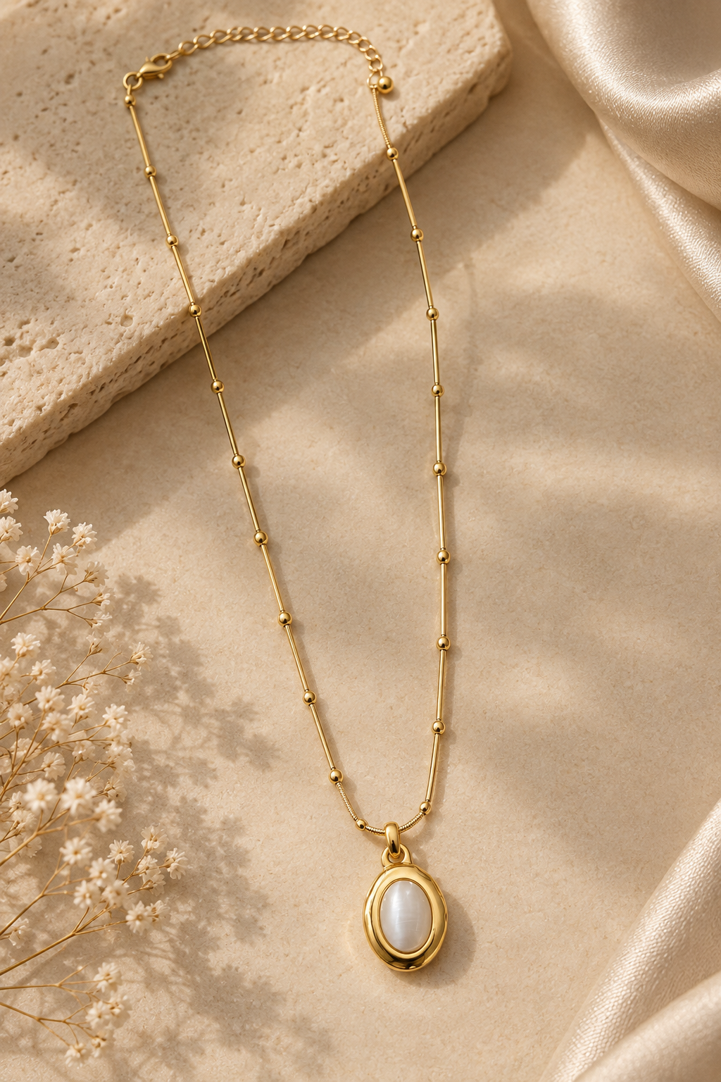Ovel Pearl Pendant