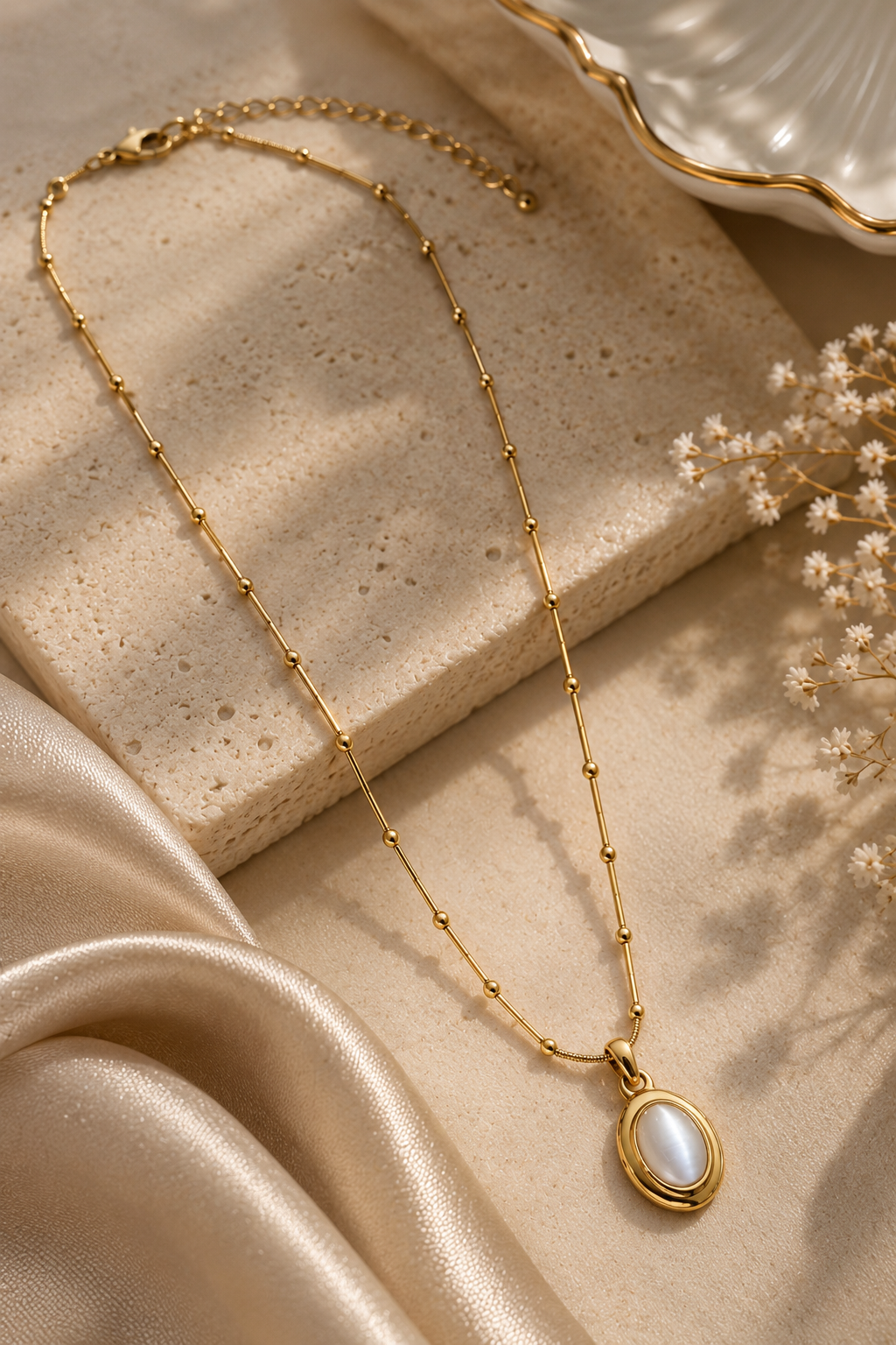 Ovel Pearl Pendant