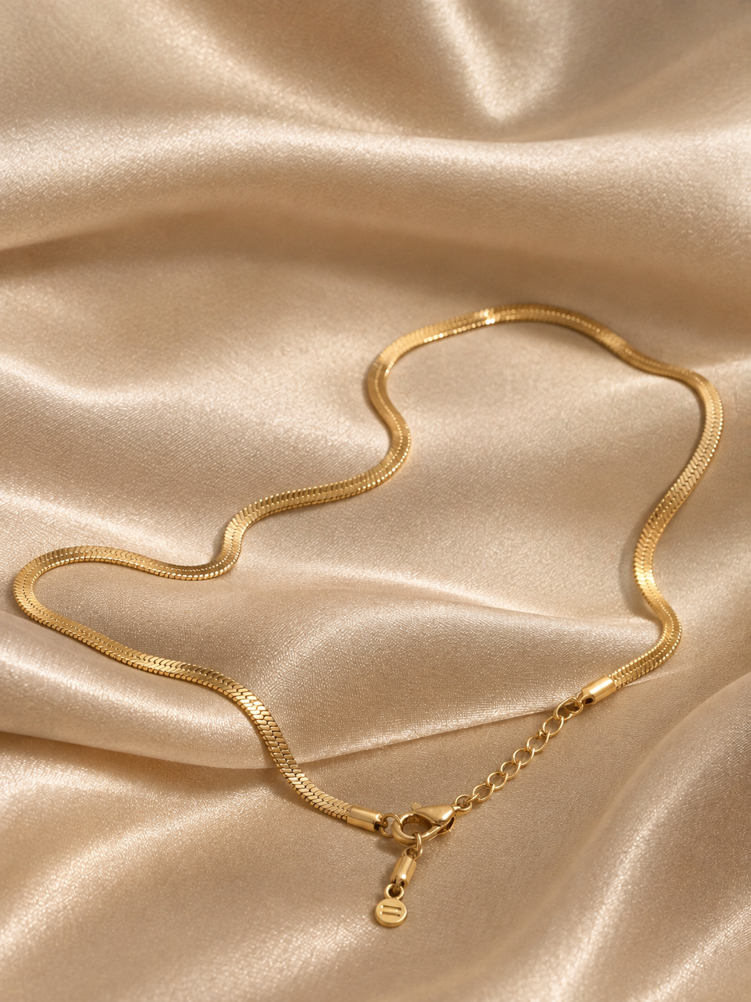 Gold Snake Chain Necklace
